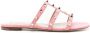 Valentino Garavani Rockstud flat strappy sandals Pink - Thumbnail 1