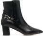 Valentino Garavani Rockstud 60mm leather ankle boots Black - Thumbnail 1