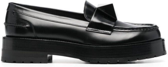 Valentino Garavani One Stud platform loafers Black