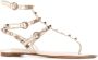 Valentino Garavani Rockstud metallic-effect sandals Neutrals - Thumbnail 1