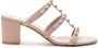 Valentino Garavani Rockstud strappy block-heel sandals Pink - Thumbnail 1