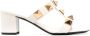 Valentino Garavani Rockstud T-bar sandals Neutrals - Thumbnail 1