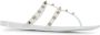 Valentino Garavani Rockstud thong-strap sandals White - Thumbnail 1