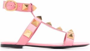 Valentino Garavani Roman Stud ankle-strap sandals Pink