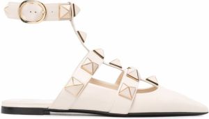 Valentino Garavani Roman Stud ballerina shoes Neutrals