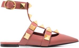 Valentino Garavani Roman Stud ballerina shoes Pink