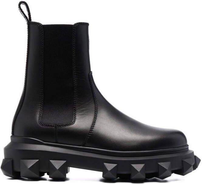 Valentino Garavani Roman Stud Chelsea boots Black