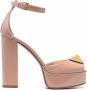 Valentino Garavani Roman Stud heeled sandals Pink - Thumbnail 1