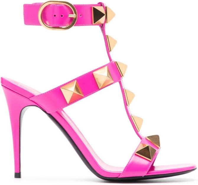 Valentino Garavani Roman Stud high-heel sandals Pink