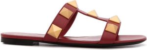 Valentino Garavani Roman Stud slide sandals Red