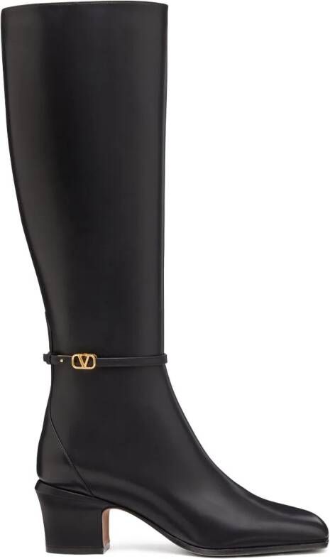 Valentino Garavani Tan-Go 60mm leather ankle boots Black