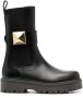 Valentino Garavani stud-embellished leather boots Black - Thumbnail 1