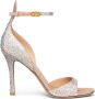Valentino Garavani Tan-Go 100mm crystal-embellished sandals Silver - Thumbnail 1