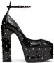 Valentino Garavani Tan-Go micro studs 155mm pumps Black - Thumbnail 1