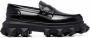 Valentino Garavani Trackstud leather loafers Black - Thumbnail 1