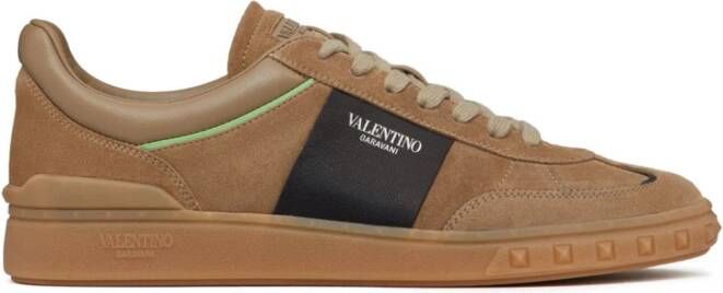 Valentino Garavani Upvillage low-top leather sneakers Brown