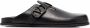 Valentino Garavani VLogo leather slippers Black - Thumbnail 1