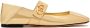 Valentino Garavani VLogo Locker Mary-Jane ballerina shoes Gold - Thumbnail 1