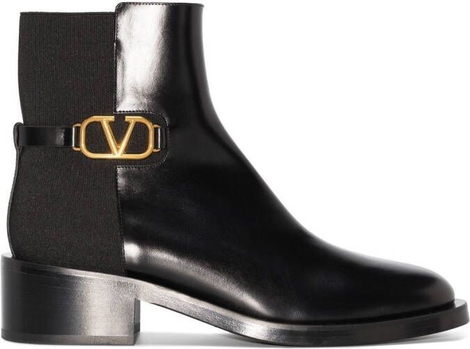 Valentino Garavani VLogo Signature 30mm ankle boots Black