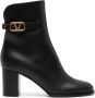 Valentino Garavani VLogo Signature 70mm leather boots Black - Thumbnail 1