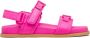 Valentino Garavani VLogo Signature double-strap sandals Pink - Thumbnail 1