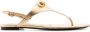 Valentino Garavani VLogo Signature sandals Gold - Thumbnail 1