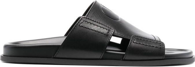 Valentino Garavani VLogo Signature slide sandals Black