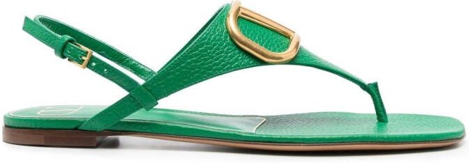 Valentino Garavani VLogo slingback sandals Green