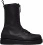 Valentino Garavani XCOMBAT leather boots Black - Thumbnail 1