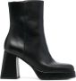 VAMSKO Doris 90mm leather ankle boots Black - Thumbnail 1