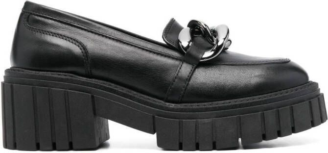 VAMSKO Iris 65mm leather loafers Black