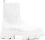 VAMSKO Nora 55mm leather ankle boots White - Thumbnail 1