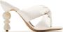 Vanina Camelia 100mm faux-pearl mules White - Thumbnail 1