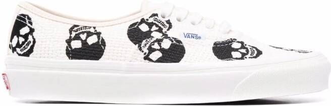Vans Anaheim Factory Authentic 44 skull-print sneakers Neutrals