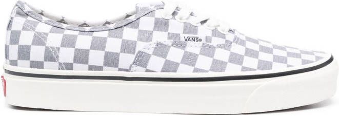 Vans Authentic checkerboard-print sneakers Grey