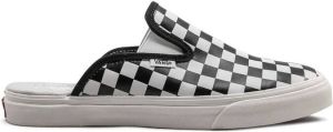 Vans checkerboard slip-on sneakers Black