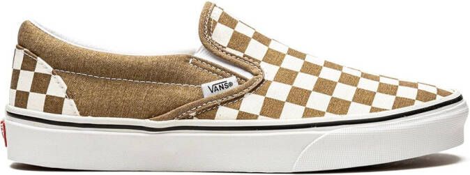 Vans Classic Slip-on Checkerboard sneakers Brown