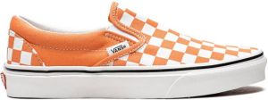 Vans Classic slip-on Checkerboard sneakers "Cadmium Orange"