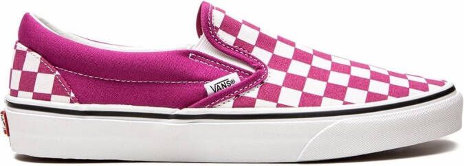 Vans Classic Slip-On "Fuchsia Checkerboard" sneakers Pink