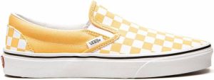 Vans Classic slip-on sneakers "Checkerboard" Yellow