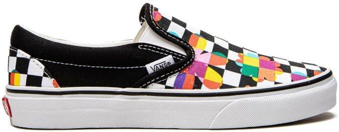 Vans Classic Slip-On "Floral Checkerboard" sneakers Black