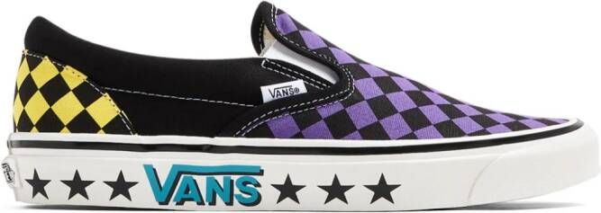 Vans Diamond Check Classic 98 DX slip-on sneakers Purple