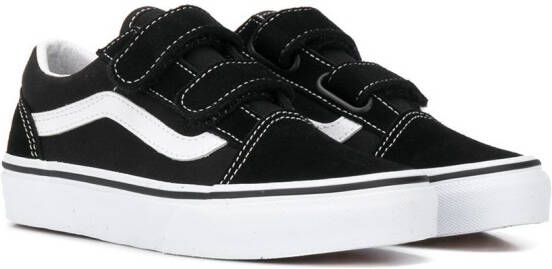 Vans Kids Authentic strapped sneakers Black