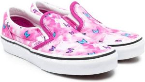 Vans Kids slip-on low top sneakers Pink