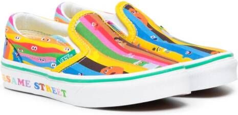 Vans Kids x Sesame Street slip-on sneakers Multicolour