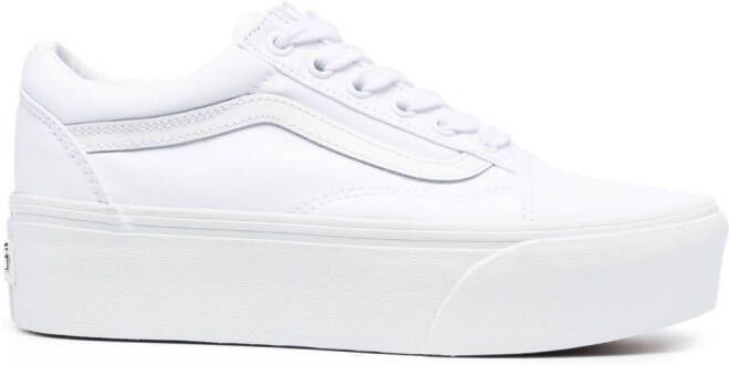 Vans logo-patch low-top sneakers White