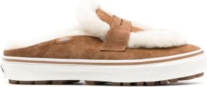 Vans shearling-lined slip-on loafers Brown