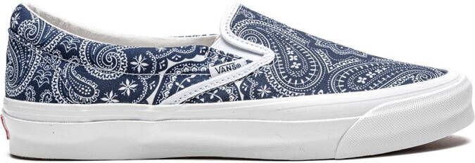 Vans x Kith OG Classic Slip-On "Paisley" sneakers Blue