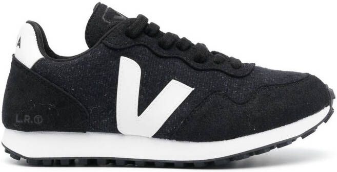 VEJA faux-leather low-top sneakers Black