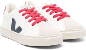 VEJA Kids logo-detail low-top sneakers White